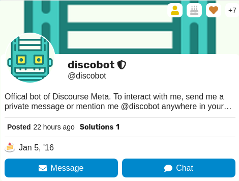 Screenshot 2023-12-14 at 11-54-25 Discobot doesn’t respond in Chat - support - Discourse Meta