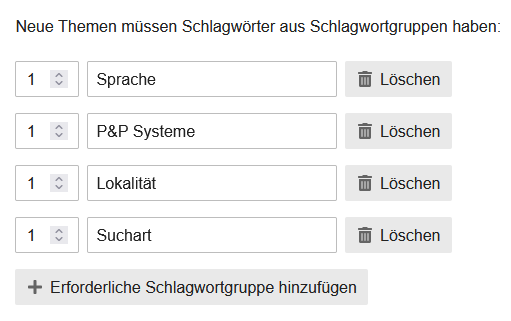 The image shows a list of items in a German language with checkboxes, including options for groceries, electronics, and clothing.  (Captioned by AI)